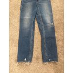 Gap  Cigarette High Rise Raw Hem Straight Leg Jeans, sz 4 (27) Photo 1