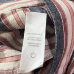 Frame 100% Linen Wide Leg Striped Cropped Belted Pants Sz 6 Photo 5