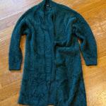 Bershka  Fuzzy Teal Cardigan Photo 0