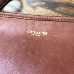 Coach Brown Leather Tote Duffle Crossbody Shoulder Bag with Front Zipper Vintage Photo 9