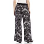 Sanctuary  Black White Chevron Print Wide Leg Palazzo Pants Size Large Photo 1