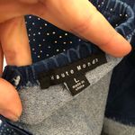 Haute Monde NWOT Dark Wash Denim Rhinestone Fitted Mini Dress Size L Photo 9