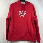 Gap Red Hoodie with Disney Characters SZ L Photo 1