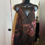 GAP Acid Wash Brown & Pink Cotton Sundress Size 16 Photo 3