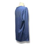 Victoria's Secret PINK  Long Sleeve Lace Up Studded Top Blue Medium Photo 6