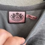 Juicy Couture Vintage Y2K Grey Velour Drape Short Wide Sleeve Hooded Poncho Cape Photo 7