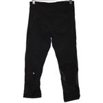 Lululemon Womens  Athletica Black Nylon Mesh 3/4 Cropped Athletic Leggings Size 8 Photo 1