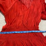 Chic Red Mini Dress with Tiered Skirt Photo 11