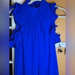 Vince Camuto  Royal Blue Shift Dress Formal size 6 NWT Photo 6