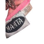 Mamta Vtg Momta Pink Button Down Rayon Pagan Sleeveless Women’s Dress size One Size Photo 8