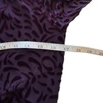 DKNY  Purple Velvet Burnout Sheath Dress Size 8 Whimsigoth Fairy Grunge Dark Fall Photo 6