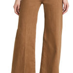 Veronica Beard  grant wide-leg high rise ochre jean size 26/2‎ $268 Photo 0