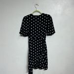 House of Harlow  1960 x Revolve Black Polka Dot Harper Mini Wrap Dress Sz XS Photo 9