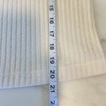 Vince Short Sleeve Cotton Blend Ribbed Mock Neck Sweater Ivory Size S ($148) Photo 7