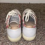 Ecco Womens  Soft Pink Floral Leather Lace Up Sneakers Photo 3