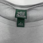 Wild Fable  GRAY LIGHTWEIGHT SOFT CROPPED COTTON T-SHIRT SMALL Photo 2