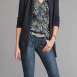 CAbi Victoria Keyhole Knit Cardigan Sweater Black Size Medium Photo 5