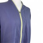 L.L. Bean Women’s Lavender Zip Jacket Size XL Stretch Nylon‎ Blend Full Zip Purple Photo 3