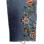 Driftwood  Jeans Women 30 Classic Fit Jackie Floral Embroidered Denim Boho Fringe Photo 3