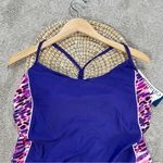 Catalina NWT  Women’s Racer Back Tank One-Piece Swimsuit in Purple Plus Size 2X Photo 2