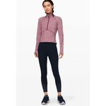 Lululemon Always Alert 1/2 Zip in Heathered Garnet Photo 2