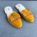 Birdies  Phoebe Saffron Gold Bow Mule Size 9 Photo 1