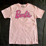 Barbie Adult Size Medium Pink Short Sleeve Crew Neck Graphic T Photo 0