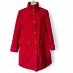 Michael Kors Heavyweight Trench Coat Red Size L Photo 1