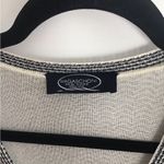 Magaschoni Womens Cotton Polyester White Blac Sleeveless Sheath Dress Size M Photo 1