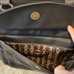 Vintage Tignanello Handbag‎ Black Genuine Leather Purse Tote Photo 7