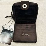 Vera Bradley NWT  Mini Zip Wallet Quilted Microfiber Brown Expresso NEW Photo 4