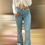 Princess Polly  high rise flare jeans Photo 2