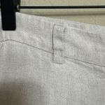 Eileen Fisher 100% Organic Linen Cream Wide Leg Trouser Pants Size L Lagenlook Photo 7