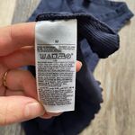 Old Navy Rib Knit Cotton Ruffle Trim‎ Racerback Blue Layering Tank Top Medium 90s Minimal Photo 2