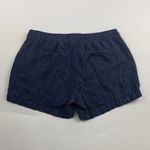 Old Navy Dark Blue Pinstripe Linen Blend Pull On Shorts L Photo 4