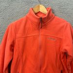 Columbia Jacket Womens S Orange Full Zip Long Sleeve Fleece Jacket Warm Soft Photo 3