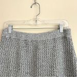 Anthropologie Maeve Tamara Fringed Mini Sweater Skirt Grey Size Medium Photo 7