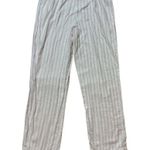 Victoria's Secret Victoria’s Secret pink white metallic silver striped pajama set sz small Photo 3