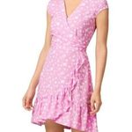 J.Crew Lilac faux wrap dress v neck mini flowy spring cute aesthetic girly size 8 Photo 0