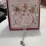 Disney Princess Ariel The Little Mermaid Silver Plated Adjustable‎ Bracelet Photo 0
