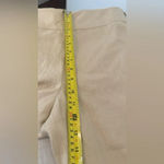 Ralph Lauren Lauren  Khaki 100% Linen Wide Leg Pants Side Zip Lagenlook NWT 12 Photo 6