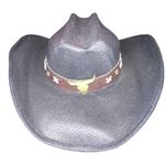 Summit hat company black felt cowgirl hat with removable hat strap Photo 6