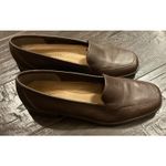 Naturalizer  Womens 7‎ M Slip Ons Brown  Leather Loafers Flats Natural Flex Photo 4