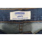 Levi's NWT Denzim By Levi’s Dark Wash Cut Off High Rise Denim shorts Photo 2