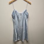 Princess Polly  Stargazing Mini Dress Size 10 Blue Floral EUC 90s Y2K Slip Blue Photo 6