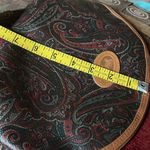 Vintage 1980’s Paisley vinyl makeup bag. Tan Photo 4