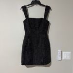 Elliatt NWT  Galadirel Check Tweed Minidress Black Size Small Photo 2