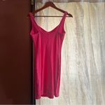 Aerie  Ribbed Corset Bodycon Mini Dress in Hot Pink Neon Size M‎ Photo 5