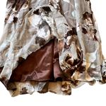 Cachet 90’s Y2K Silk Velvet Burnout Maxi Dress Beaded Whimsigoth Halter White Size 8 Photo 3