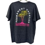 Sonoma Gray Permanent Vacation Tropical Palm Tree Beach T-shirt Unisex Large Top Photo 1